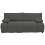 BOXSPRINGSOFA in Chenille Anthrazit  - Anthrazit/Schwarz, MODERN, Kunststoff/Textil (210/72/105cm) - Cantus