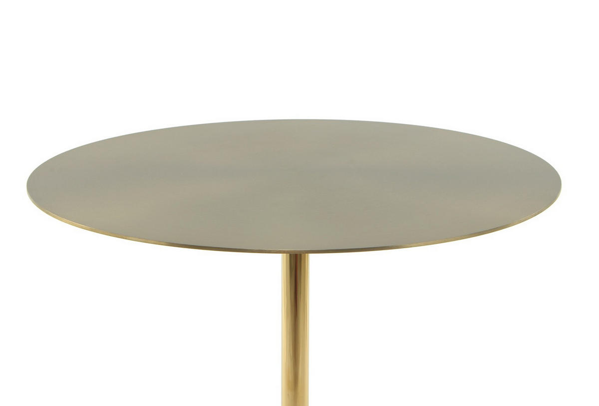 BEISTELLTISCH Schwarz, Goldfarben  - Goldfarben/Schwarz, Design, Glas/Stein (40 cm/53 cm/40 cmcm) - Kayoom