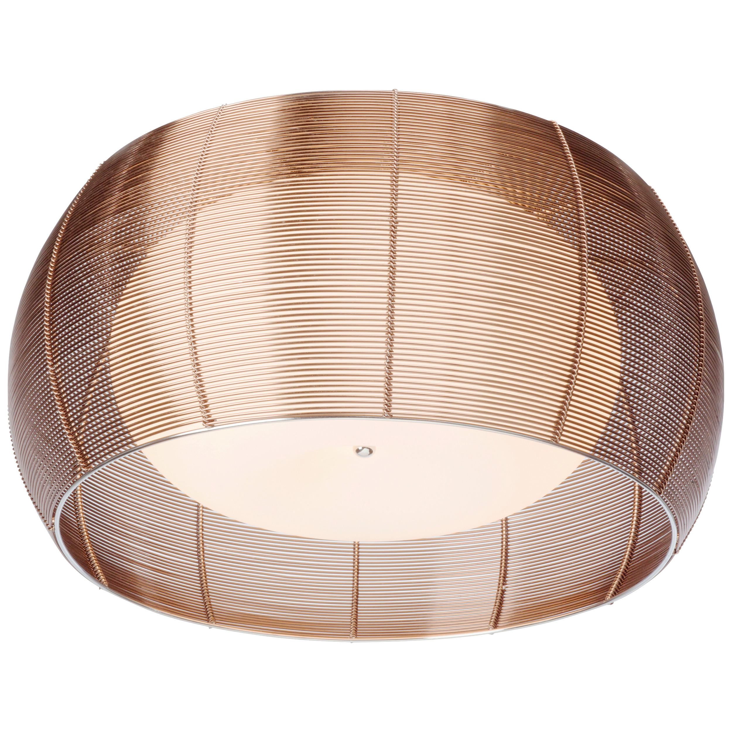DECKENLEUCHTE  50/26 cm    - Bronzefarben, Design, Glas/Metall (50/26cm)