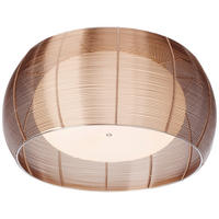 DECKENLEUCHTE  50/26 cm    - Bronzefarben, Design, Glas/Metall (50/26cm)