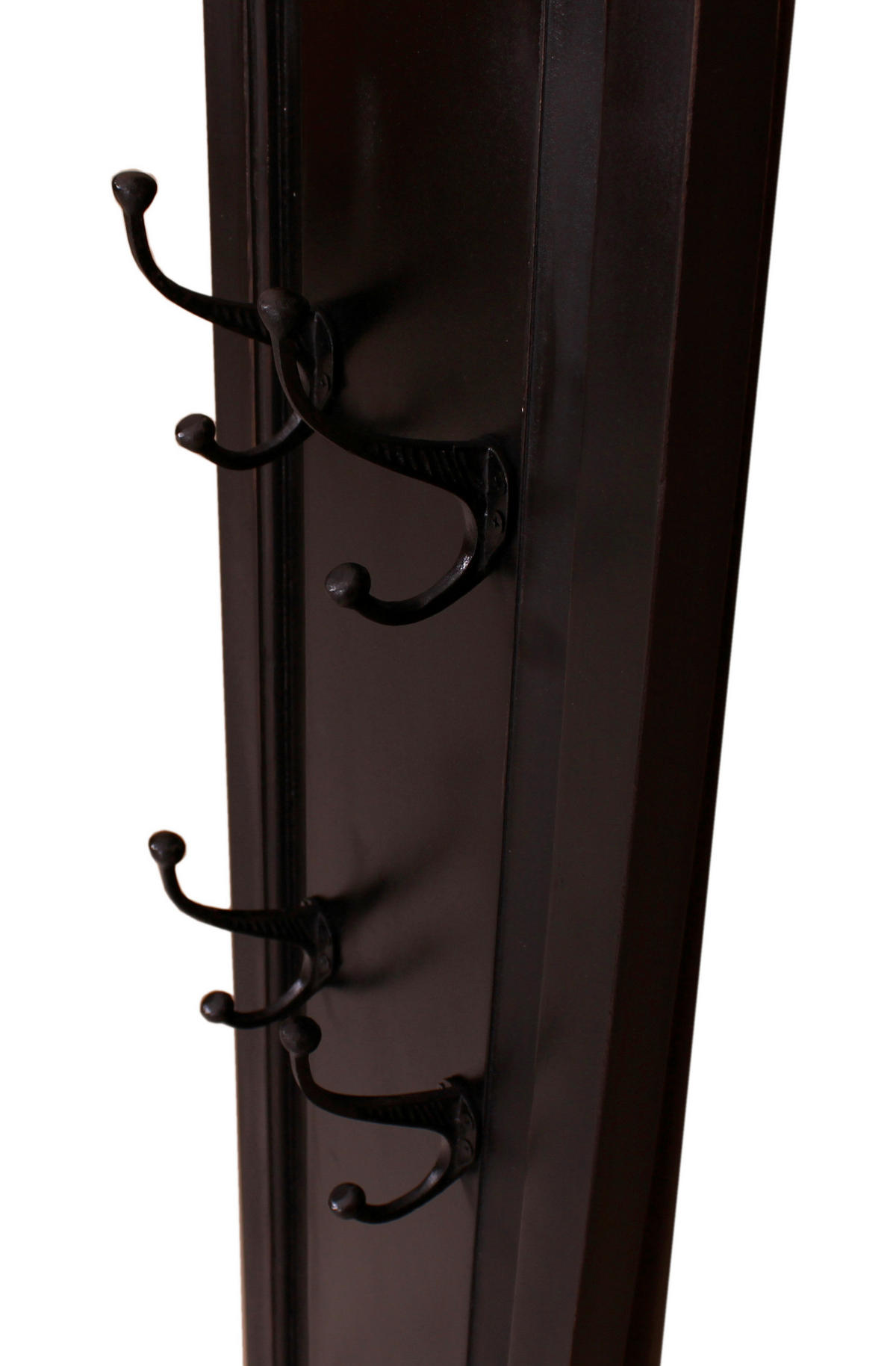 GARDEROBENPANEEL  in 35/110/8 cm  - Schwarz/Honig, Design, Holz/Holzwerkstoff (35/110/8cm) - MID.YOU