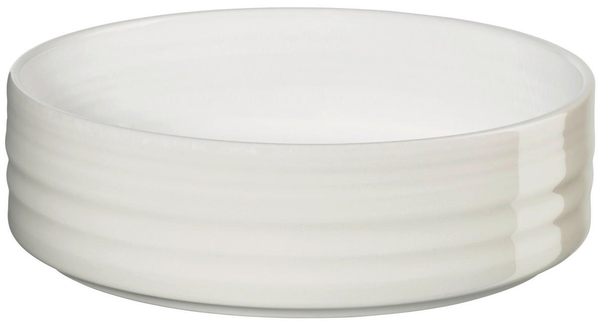 SCHALE  - Weiss, Basics, Keramik (16/5cm) - ASA