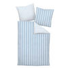 BETTWÄSCHE 135/200 cm GENTANO Makosatin  - Blau/Weiß, Design, Textil (135/200cm) - Janine