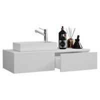 WASCHTISCHKOMBI 85 cm  - Weiss, Modern, Keramik/Holzwerkstoff (85cm) - MID.YOU