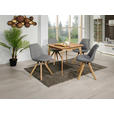 ESSTISCH in Holz 80/80/76 cm  - Eichefarben, Design, Holz (80/80/76cm) - Carryhome