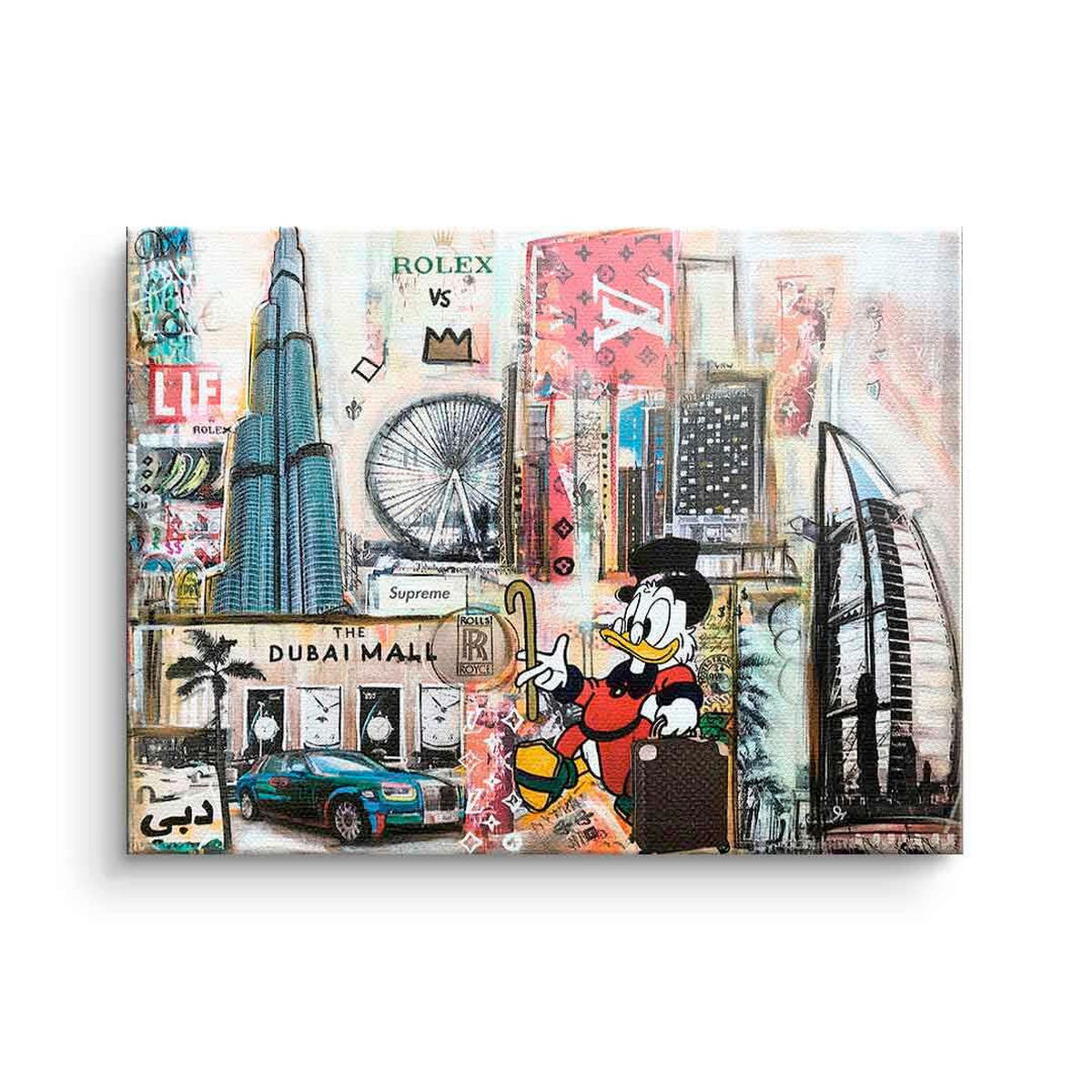 KUNSTDRUCK  - Multicolor, Basics, Holz (200x150cm)