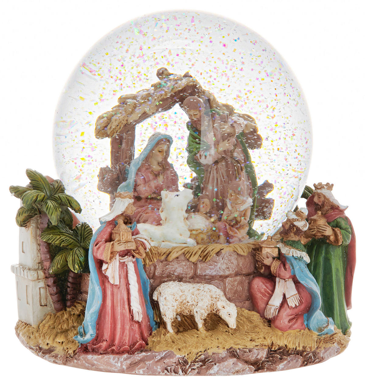 DEKOSPIELUHR - Multicolor, LIFESTYLE, Glas/Keramik (15,5/15,5cm)