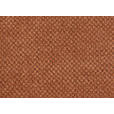 ECKSOFA  in Flachgewebe Rostfarben  341/204 cm  - Rostfarben/Schwarz, Design, Textil/Metall (341/204cm) - Xora