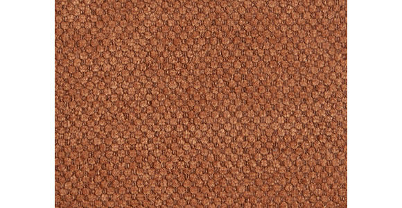 ECKSOFA  in Flachgewebe Rostfarben  341/204 cm  - Rostfarben/Schwarz, Design, Textil/Metall (341/204cm) - Xora