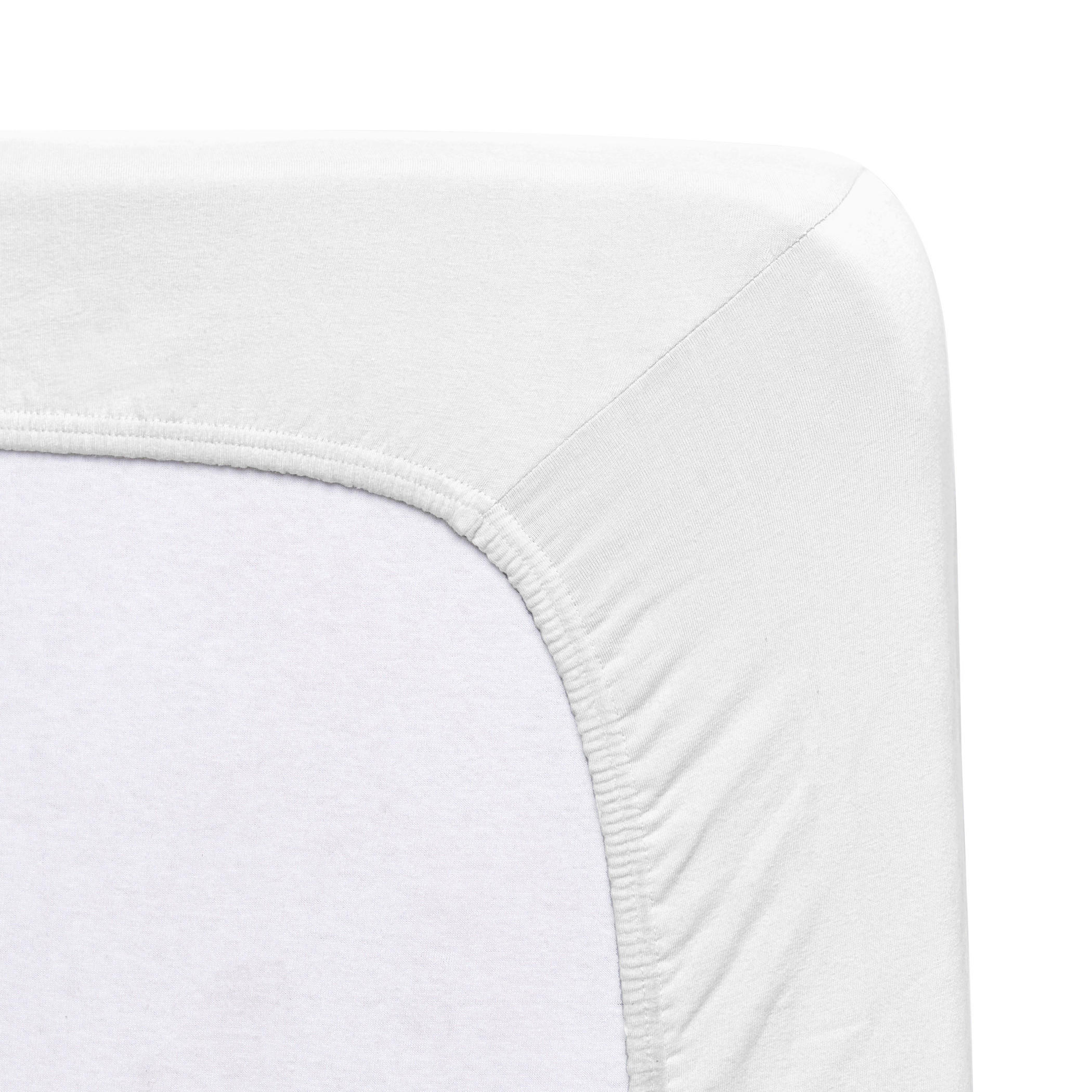 SPANNLEINTUCH 180-200/200-220 cm Jersey  - Weiß, Basics, Textil (180-200/200-220cm) - Florella