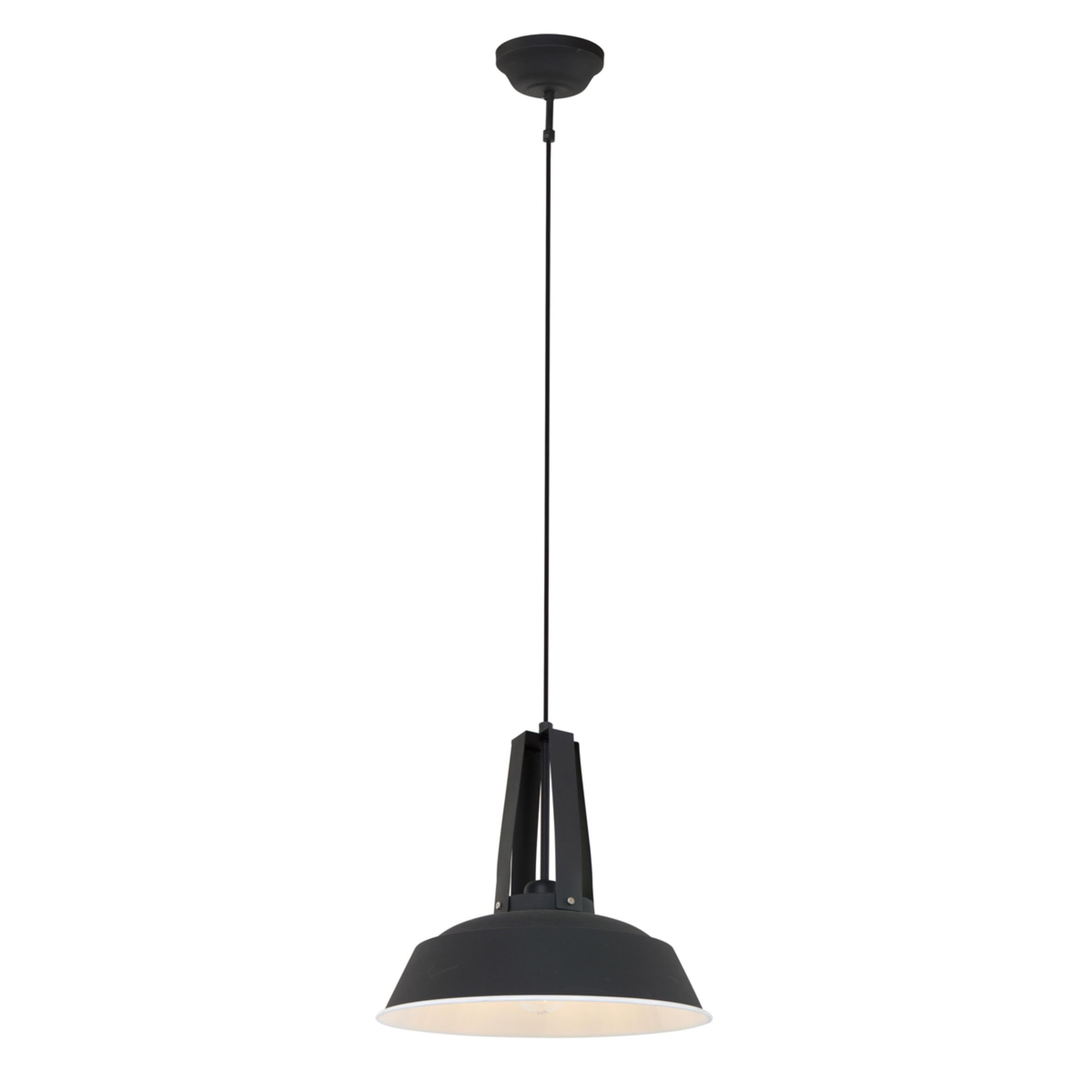 PENDELLEUCHTE 42/45-200/42 cm  - Schwarz, Trend, Metall (42/45-200/42cm)