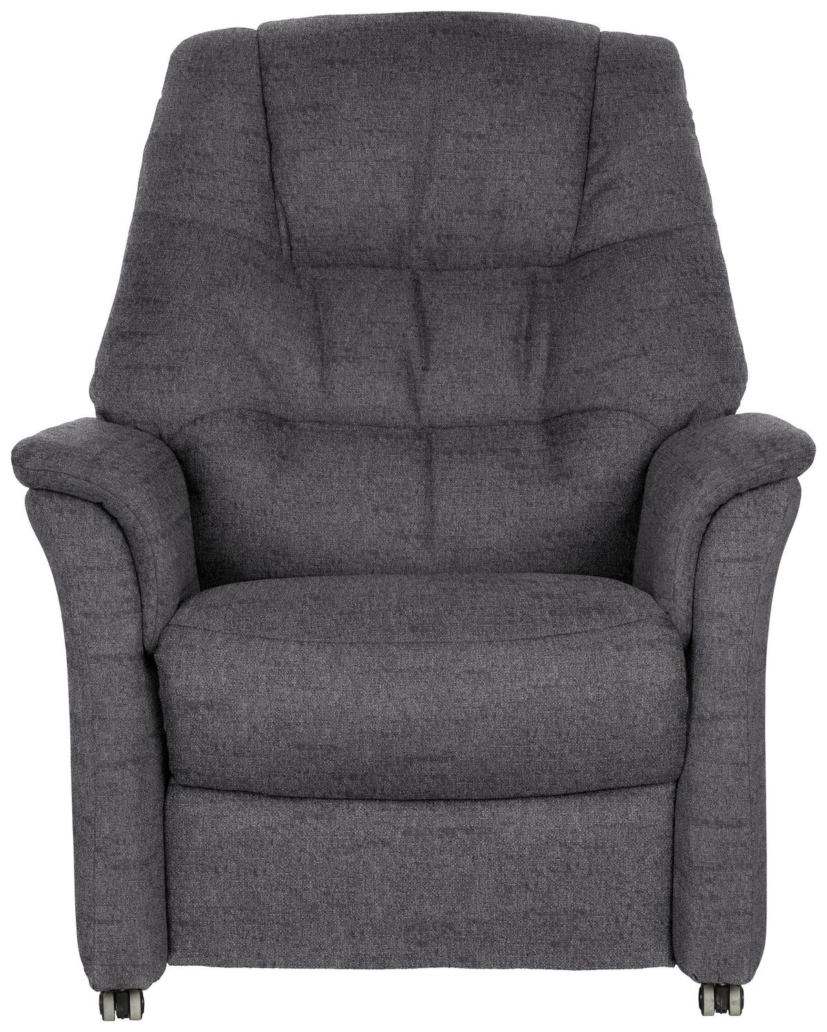 FERNSEHSESSEL in Flachgewebe Anthrazit  - Anthrazit, Konventionell, Textil (85/107/84cm) - Livetastic