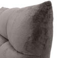 ECKSOFA Grau Flachgewebe  - Schwarz/Grau, MODERN, Kunststoff/Textil (235/275cm) - Landscape