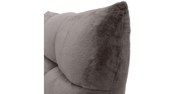 ECKSOFA Grau Flachgewebe  - Schwarz/Grau, MODERN, Kunststoff/Textil (235/275cm) - Landscape