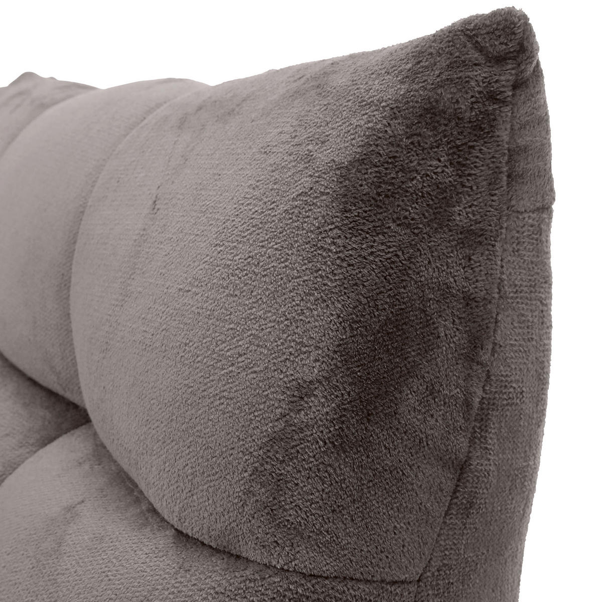 ECKSOFA Grau Flachgewebe  - Schwarz/Grau, MODERN, Kunststoff/Textil (235/275cm) - Landscape