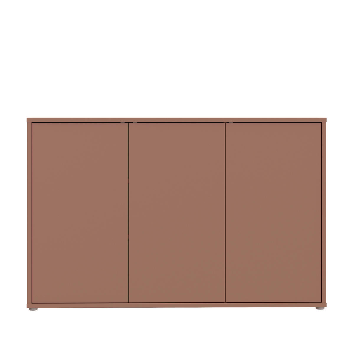 SIDEBOARD  154,2/99,1/34,9 cm  - Terracotta/Grau, MODERN, Holzwerkstoff/Kunststoff (154,2/99,1/34,9cm) - Carryhome