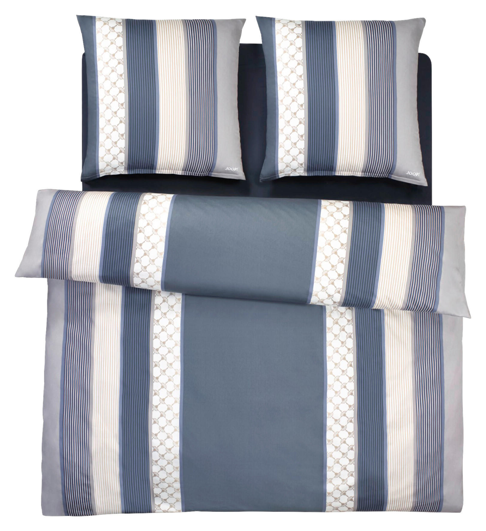 BETTWÄSCHE JOOP! 4069 200X200 Makosatin 200/200 cm  - Anthrazit/Grau, Design, Textil (200/200cm) - Joop!