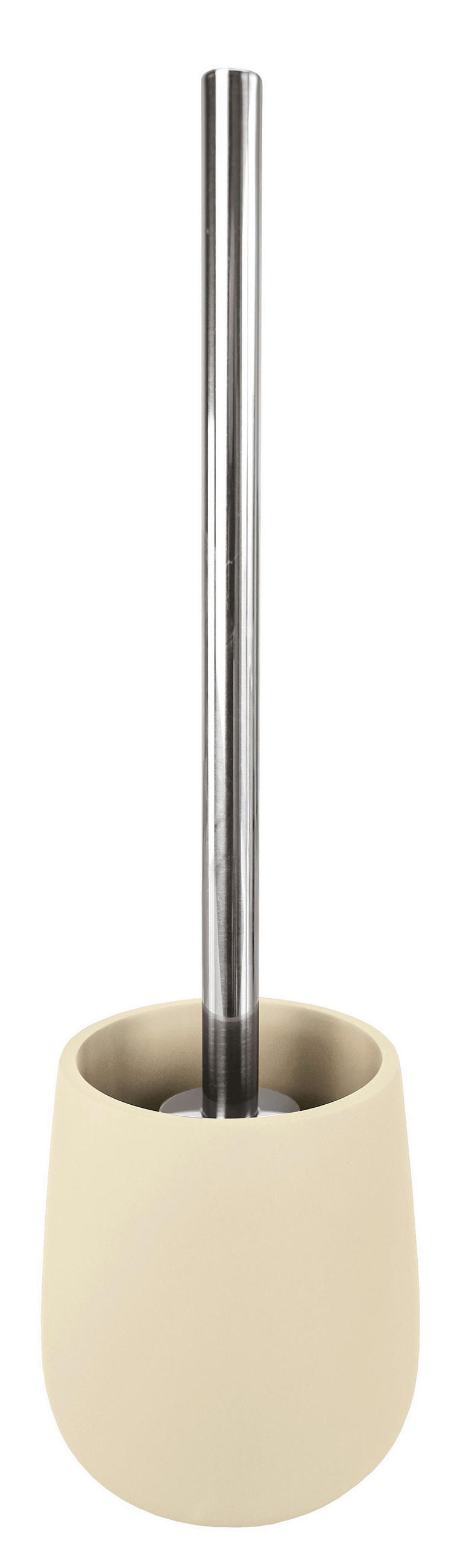 WC-BÜRSTENGARNITUR in    - Edelstahlfarben/Beige, Basics, Kunststoff (10,6/38cm) - Kleine Wolke