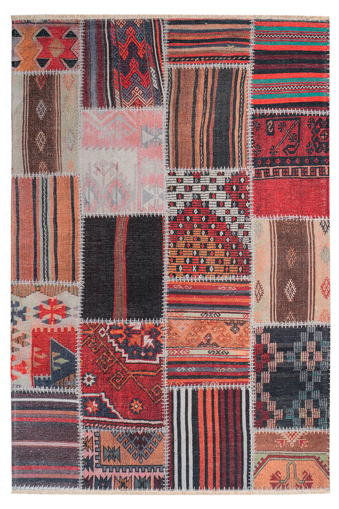 FLACHWEBETEPPICH 75/150 cm My Ethno  - Multicolor, Lifestyle, Textil (75/150cm)