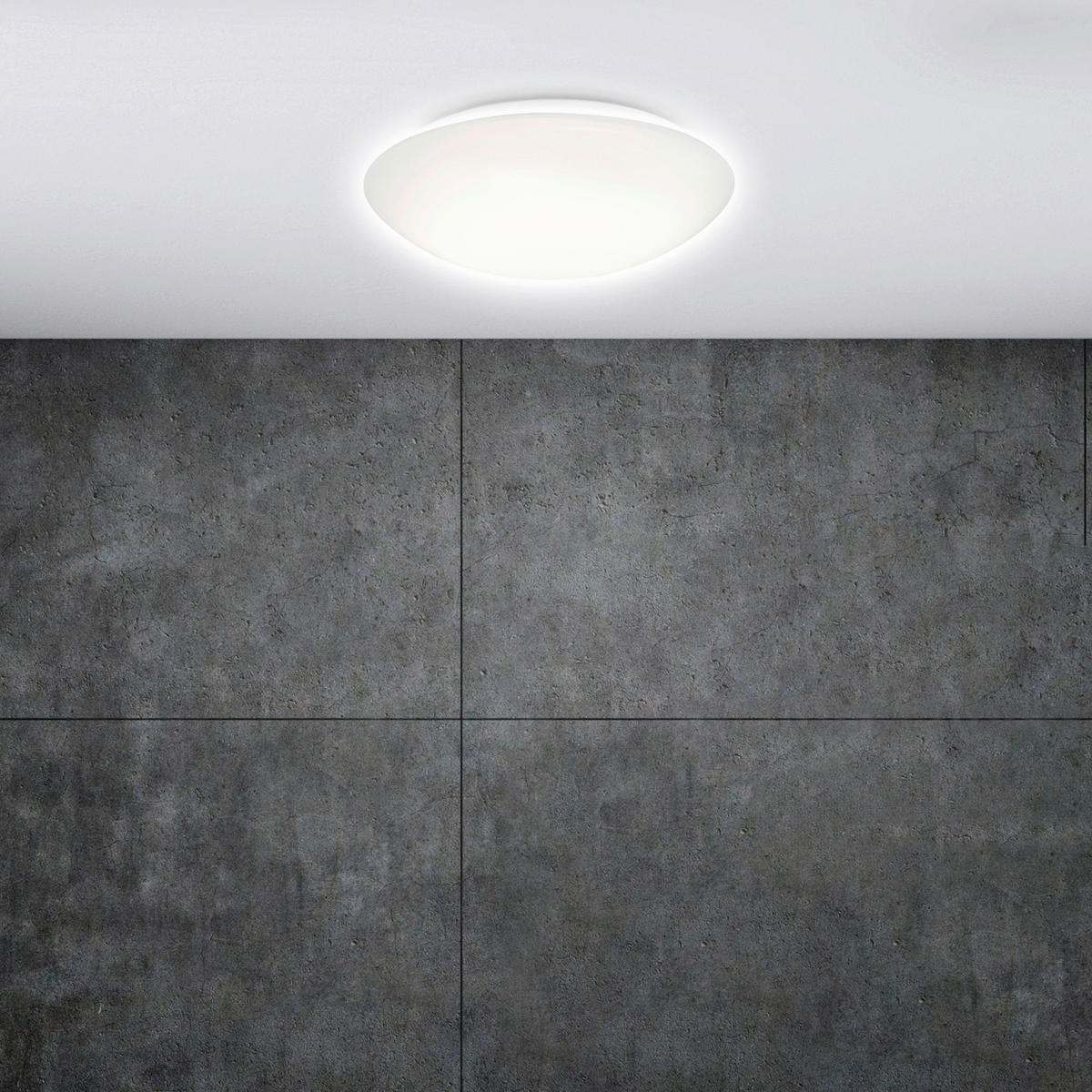 LED-DECKENLEUCHTE Elipso 27,8/6,5 cm   - Weiß, KONVENTIONELL, Kunststoff/Metall (27,8/6,5cm)