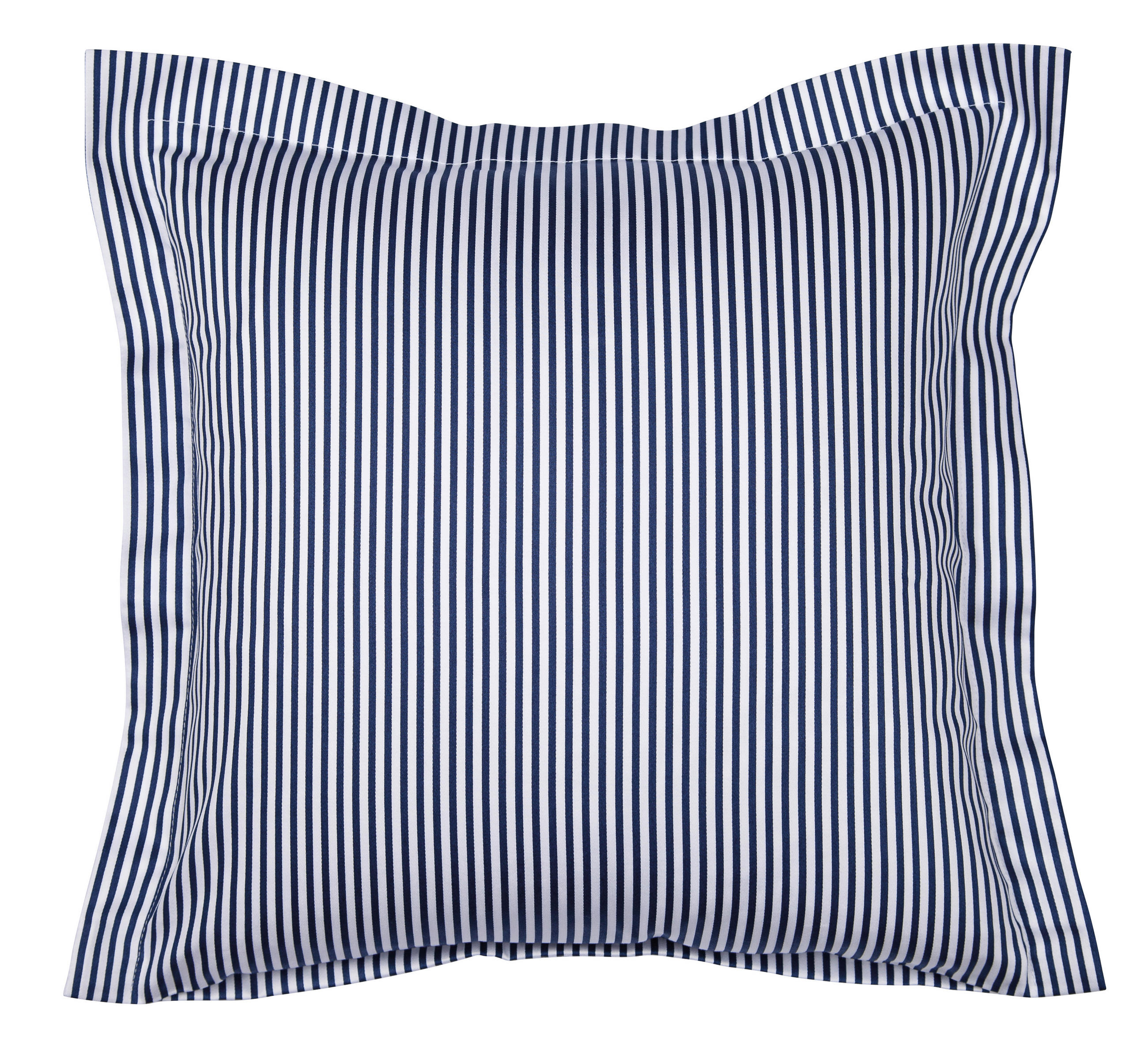 KISSENHÜLLE Giorgio 40/40 cm  - Weiß/Dunkelblau, KONVENTIONELL, Textil (40/40cm) - Janine