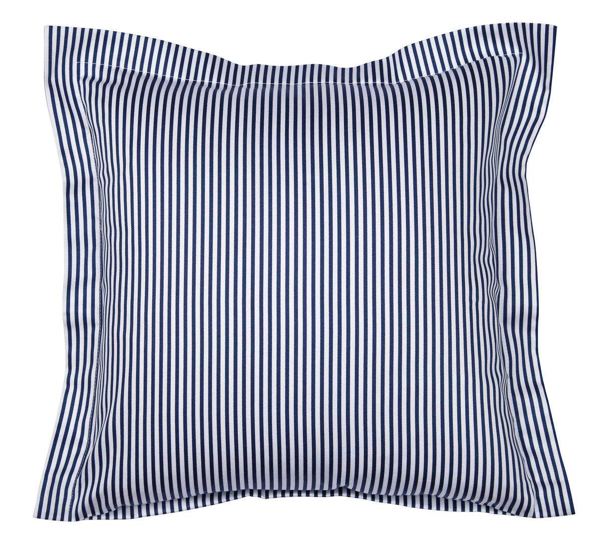 KISSENHÜLLE Giorgio 40/40 cm  - Weiß/Dunkelblau, KONVENTIONELL, Textil (40/40cm) - Janine