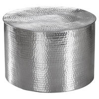 COUCHTISCH in Metall 61/61/40,5 cm  - Silberfarben, Lifestyle, Metall (61/61/40,5cm) - MID.YOU