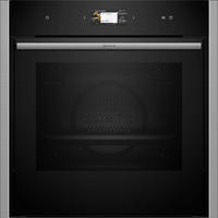 EINBAUBACKOFEN B64VS71N0  - Edelstahlfarben/Schwarz, Basics, Metall (59,6/59,5/54,8cm) - Neff