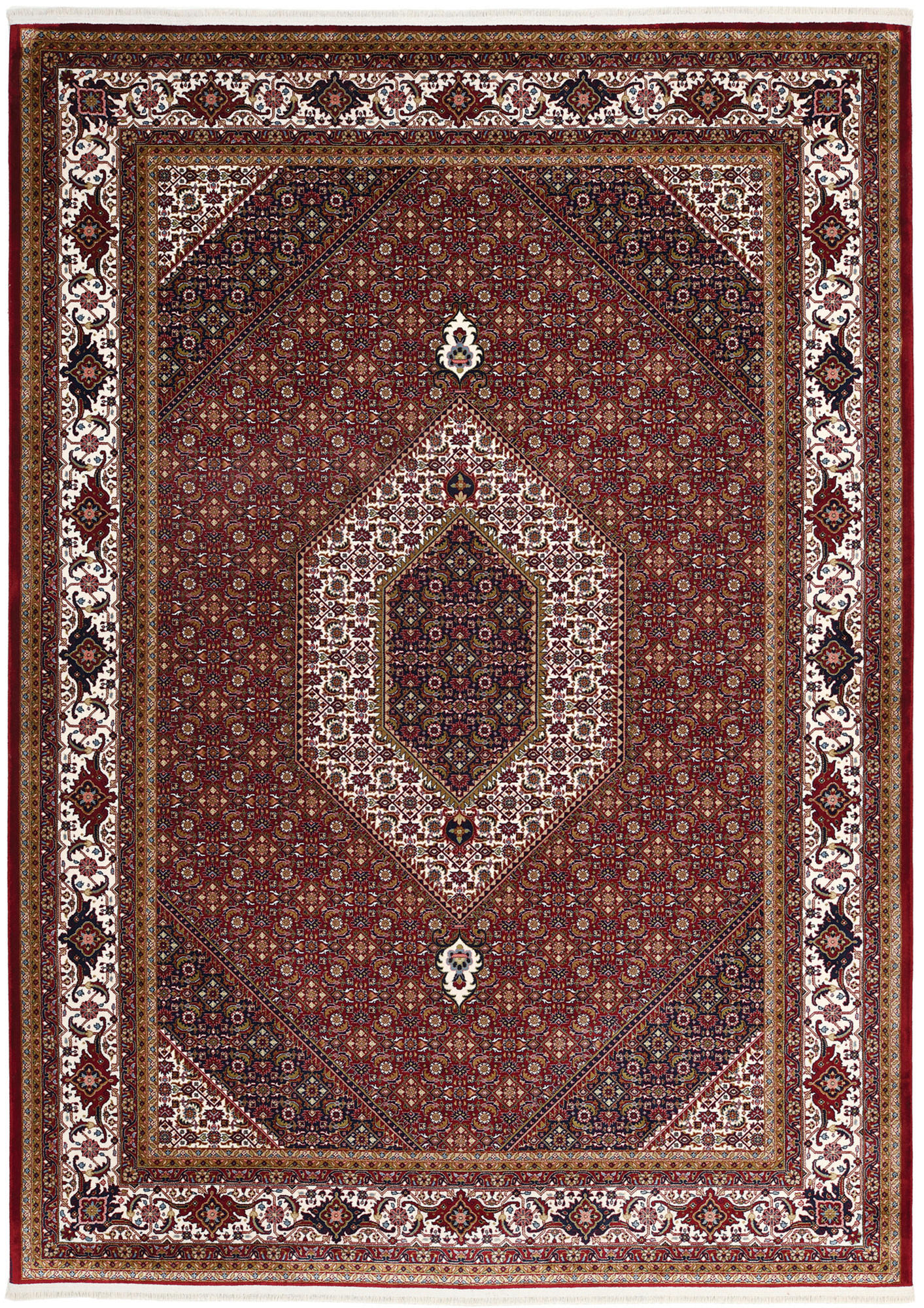 WEBTEPPICH 67/130 cm Mithras Bidjar Rot  - Rot, LIFESTYLE, Textil (67/130cm) - Novel