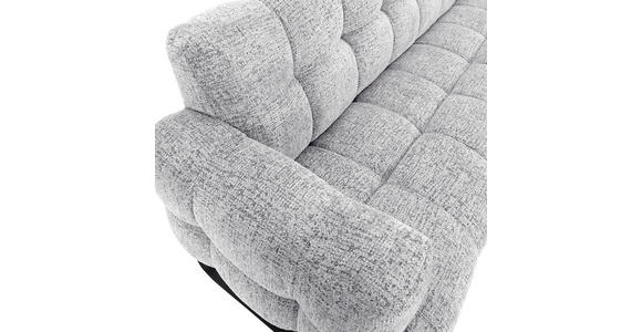 SITZBANK in Textil Weiß  - Schwarz/Weiß, Design, Textil/Metall (200/91/78cm) - Novel