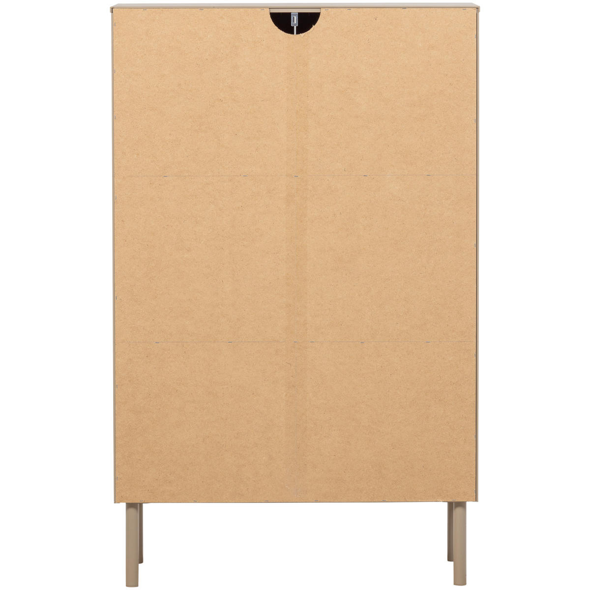 SCHUHSCHRANK Gunnar  in 85/135/39 cm  - Schlammfarben/Schwarz, Design, Holz/Metall (85/135/39cm) - Livetastic