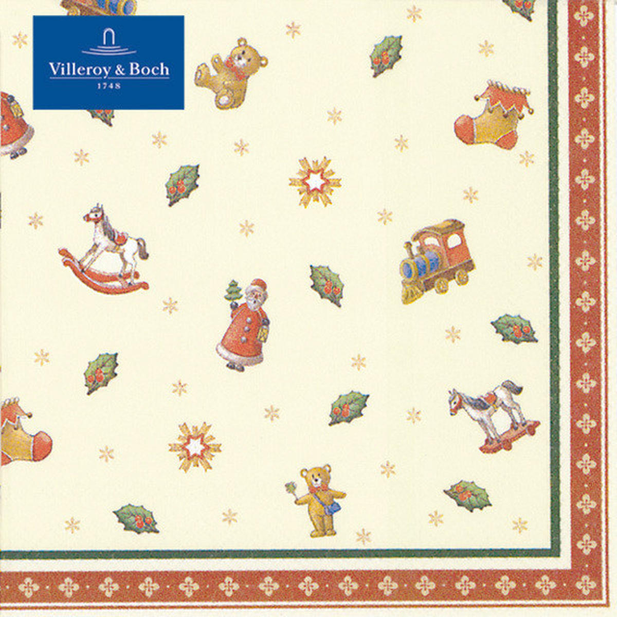 SALVETA Winter Specials  - žuta/crvena, Basics, papir (25/25cm) - Villeroy & Boch