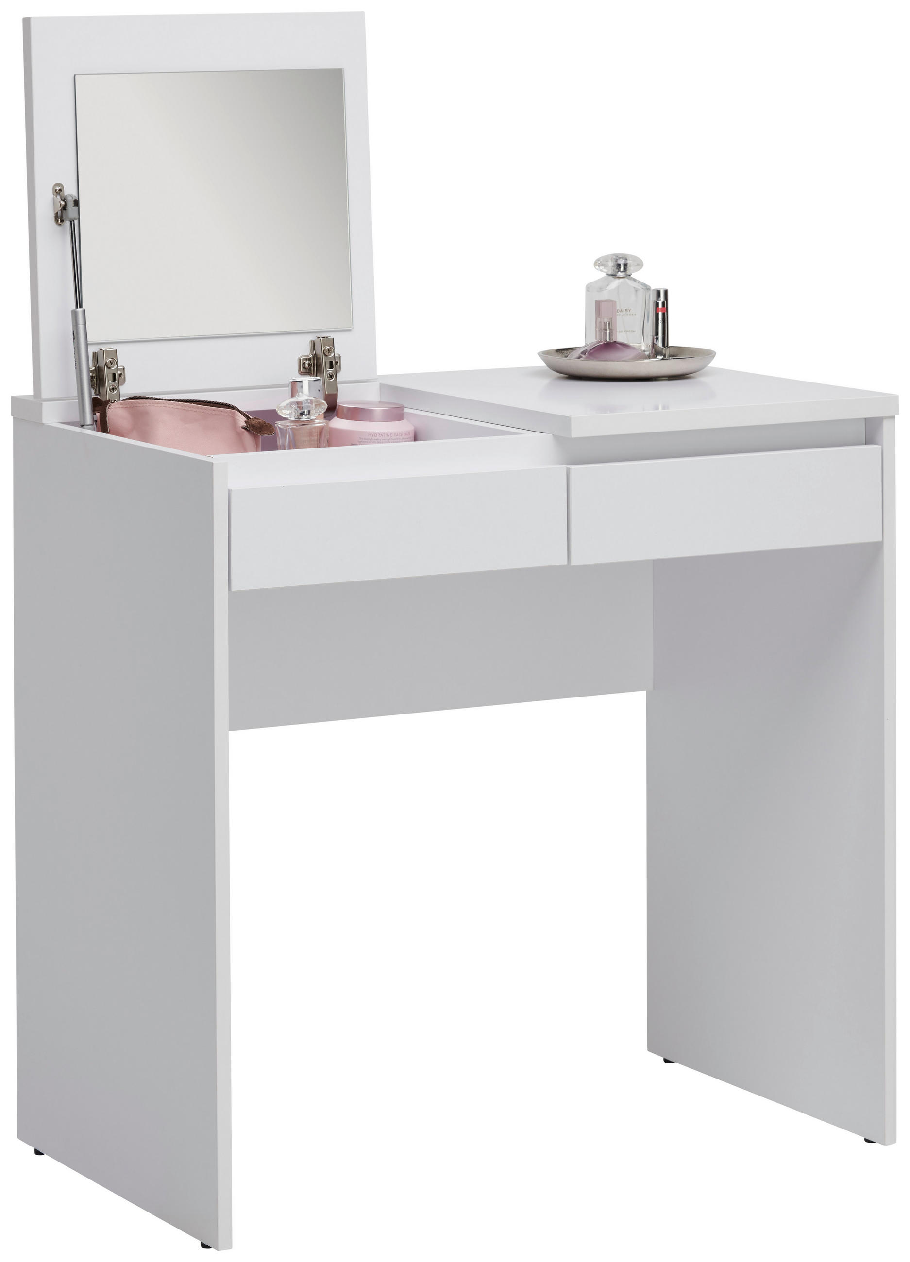 SMINKBORD i vit  - vit, Design, trämaterial (80/48/78,9cm) - Carryhome