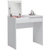 SCHMINKTISCH in Weiss  - Weiss, Design, Holzwerkstoff (80/48/78,9cm) - Carryhome