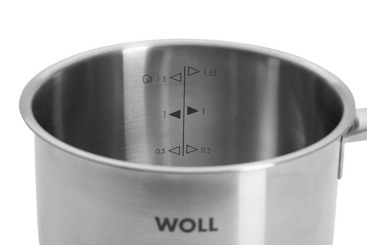 KOCHTOPFSET Steel  - Silberfarben, Basics, Metall - WOLL