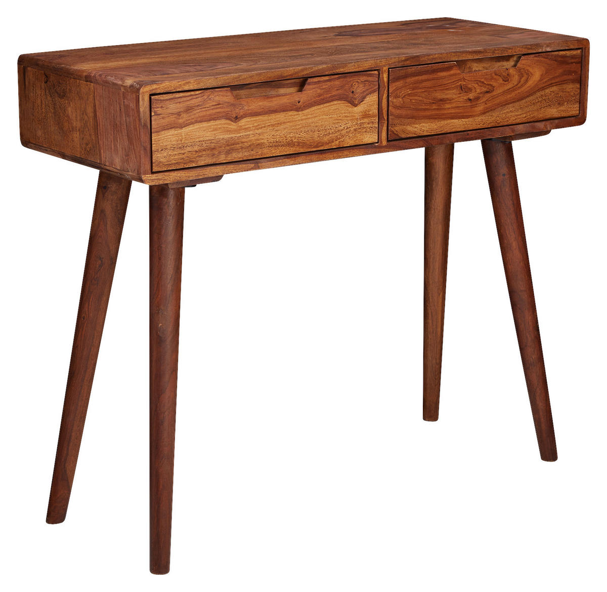KONZOLOVÝ STOLÍK, indický palisander, farba indického palisandra, 90/36/76 cm - farba indického palisandra, Modern, drevo (90/36/76cm) - MID.YOU