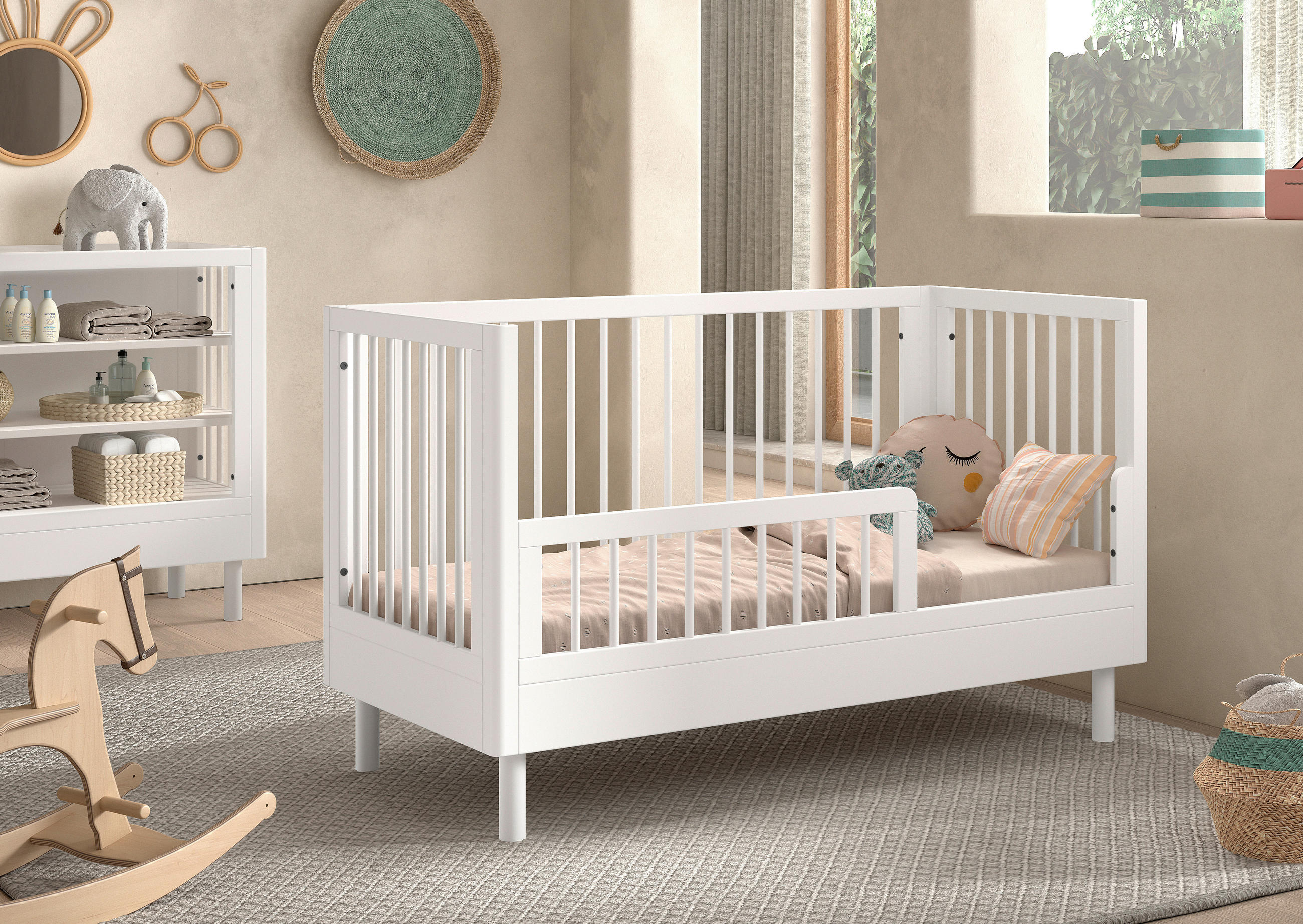 GITTERBETT   70/140 cm  - Weiß, MODERN, Holz (70/140cm) - Vipack