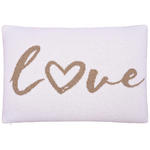 ZIERKISSEN  40/60 cm   - Weiß/Grau, Trend, Textil (40/60cm) - Esposa