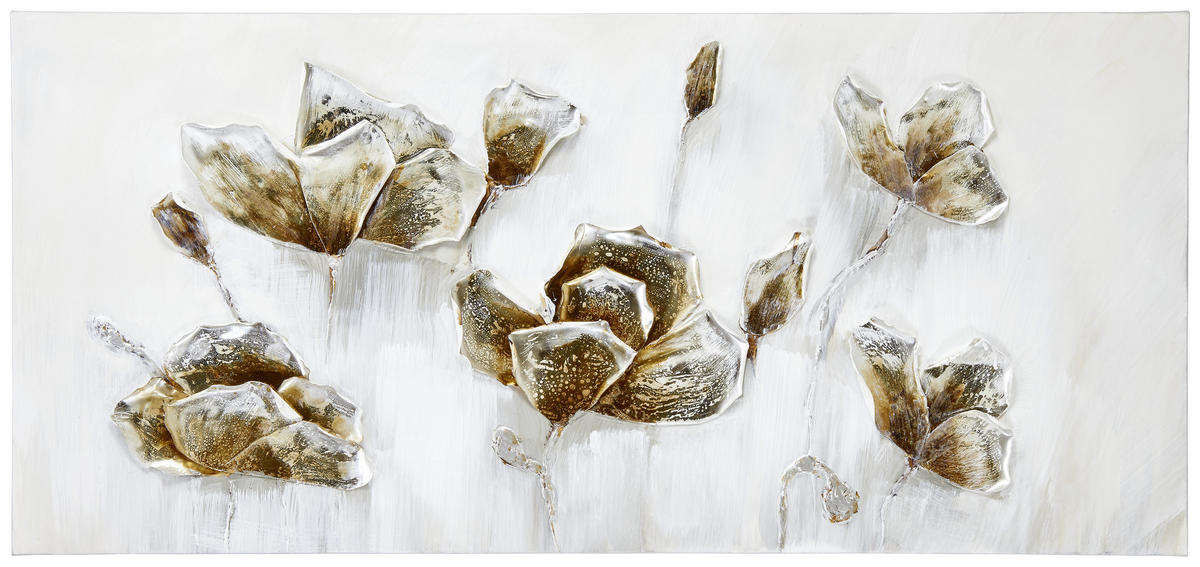 OLJNA SLIKA  120/55 cm   - večbarvno, Basics, tekstil/les (120/55cm) - Monee