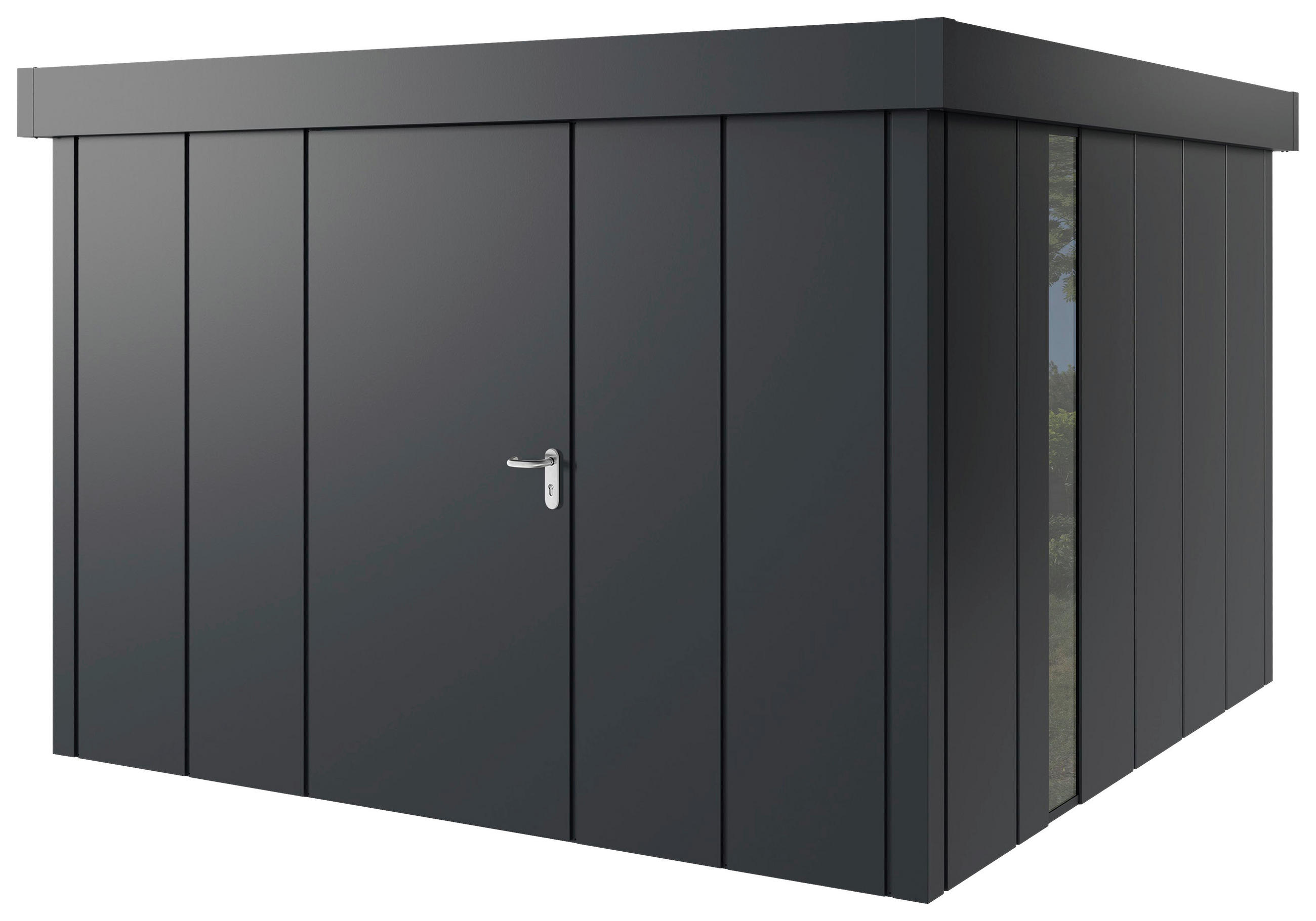 GERÄTEHAUS 325/220/323 cm  - Anthrazit, Basics, Metall (325/220/323cm)