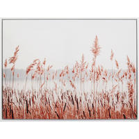 TIŠTĚNÉ OBRAZY NA PLÁTNĚ, krajina a příroda, 60/45 cm  - bílá/hnědá, Natur, kompozitní dřevo/textil (60/45cm) - Monee