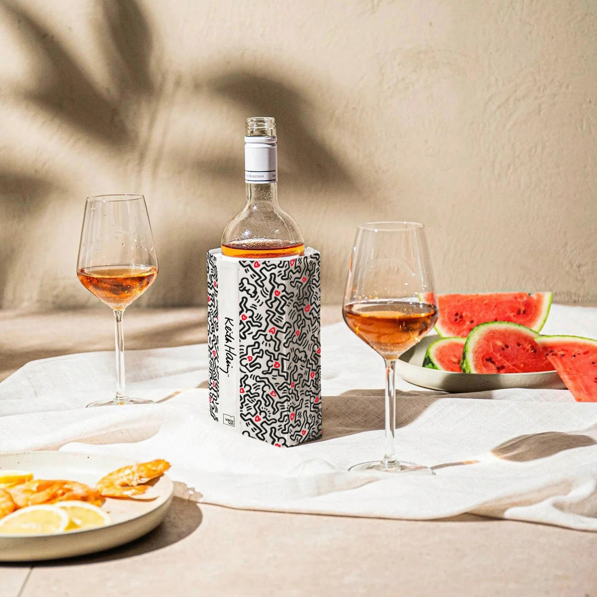 FLASCHENKÜHLER - Multicolor, Basics, Kunststoff (14.6/3.2/20.8cm) - Vacu Vin