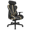 GAMINGSTUHL Gelb, Schwarz Metall, Kunststoff, Textil   - Gelb/Schwarz, Design, Kunststoff/Textil (69/117-125/60cm) - BX Gaming