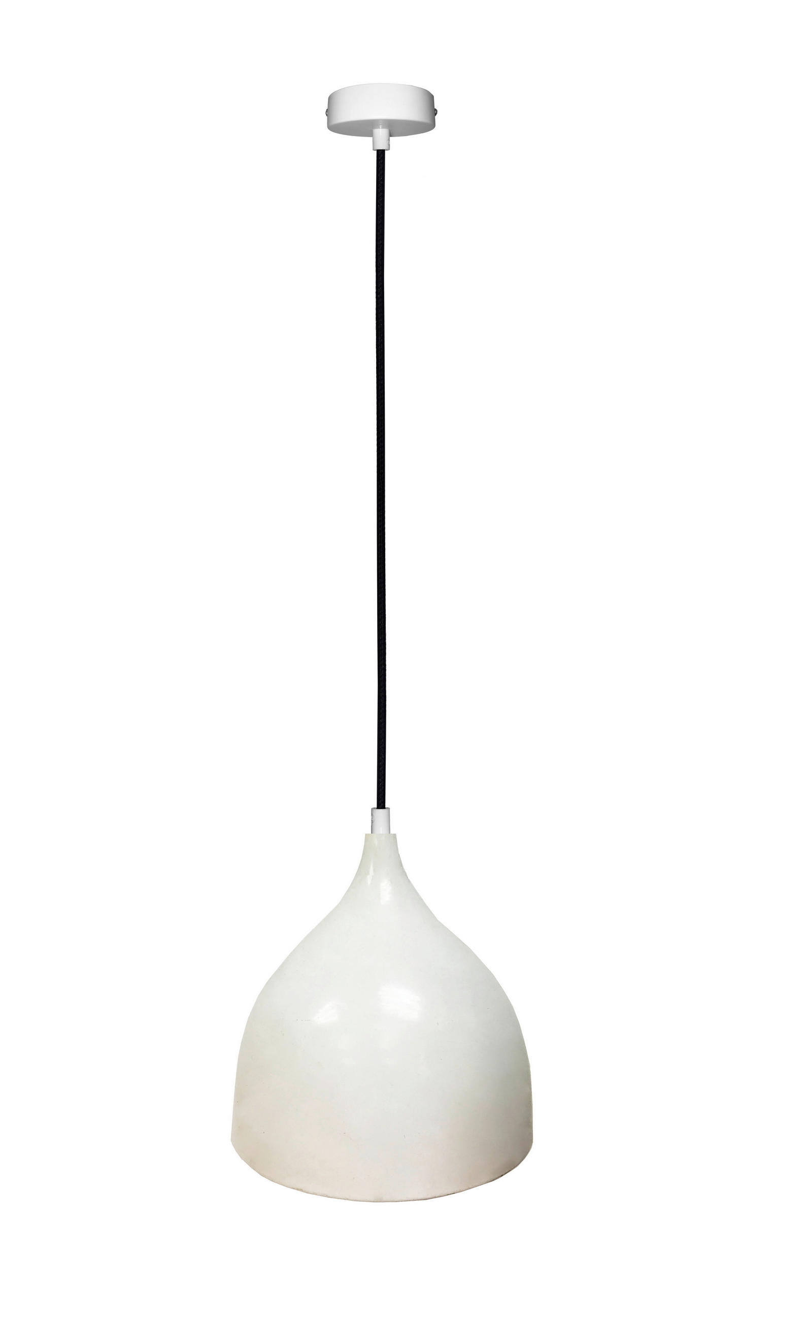 XXXLutz Hängeleuchte Steel Weiß 22x90x35 cm