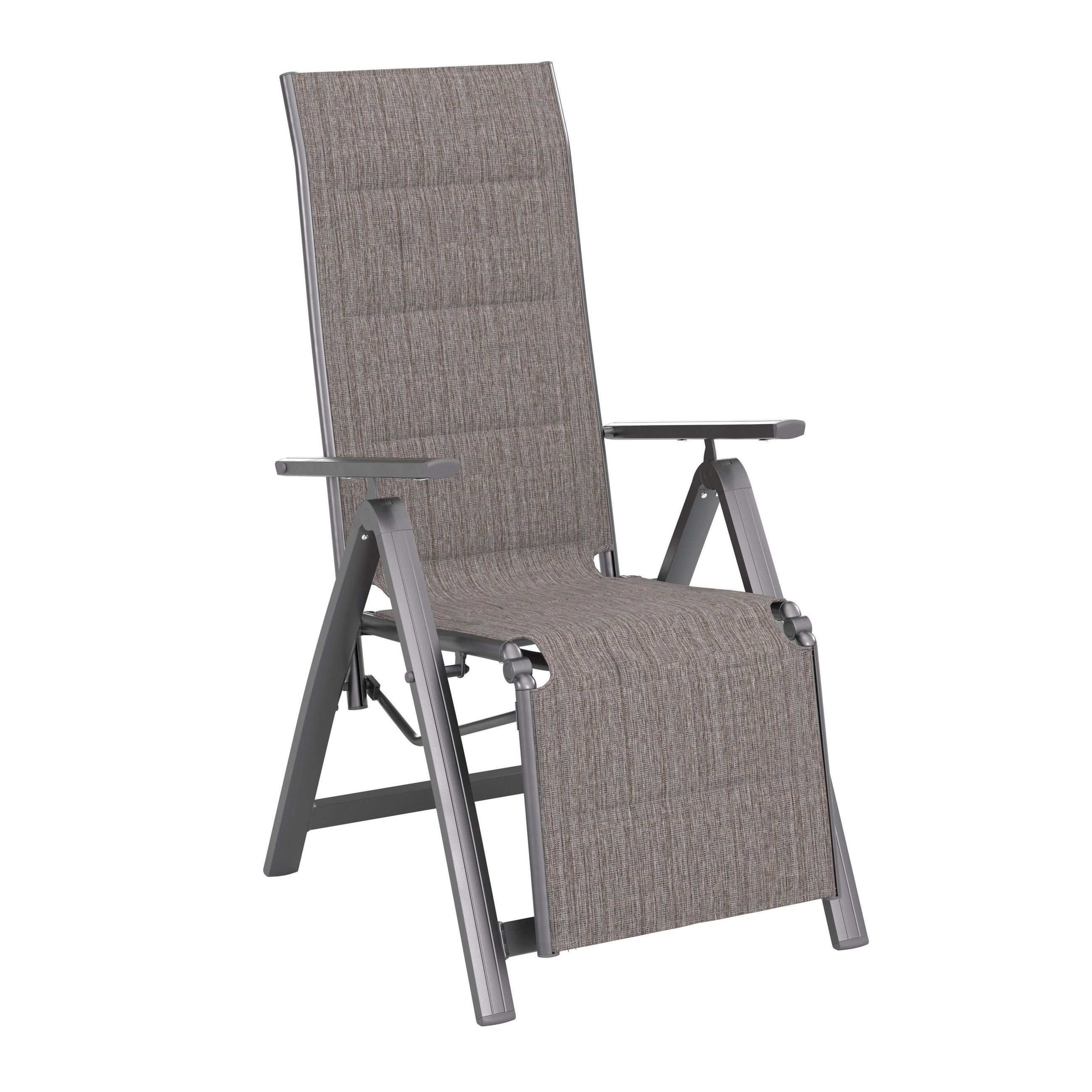 Gartensessel Klappbar Verena Aluminium, Textil