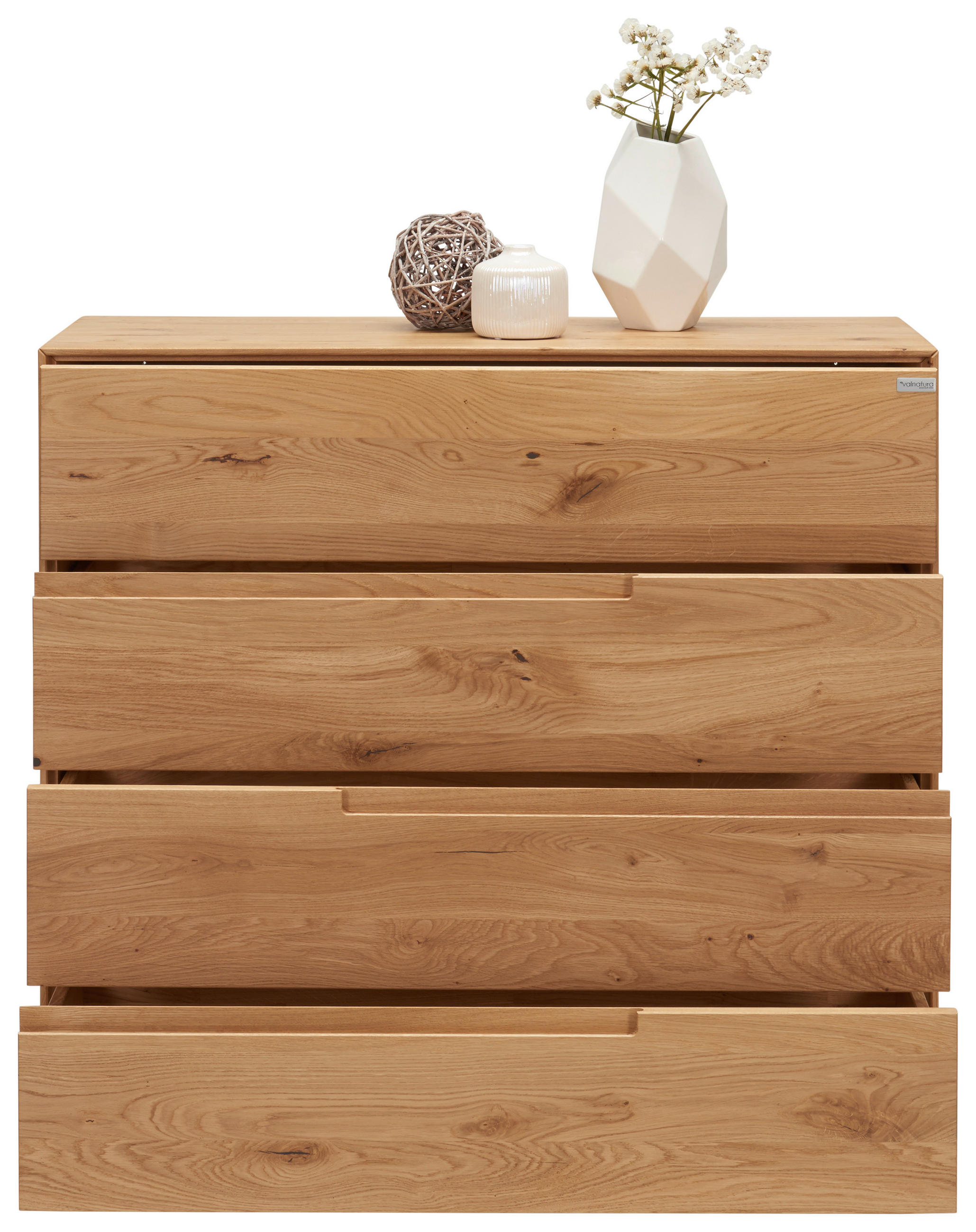 KOMMODE 99,5/91/42 cm  in Eichefarben  - Eichefarben, Natur, Holz (99,5/91/42cm) - Valnatura