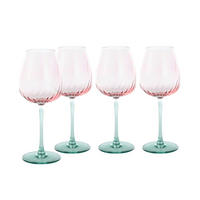 WEINGLAS Swirly Spring 4-teilig  - Multicolor, Basics, Glas (470ml) - Creatable