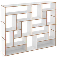 HIGHBOARD  in 198/166/35 cm  - Buchefarben/Weiß, MODERN, Holzwerkstoff (198/166/35cm) - Tojo