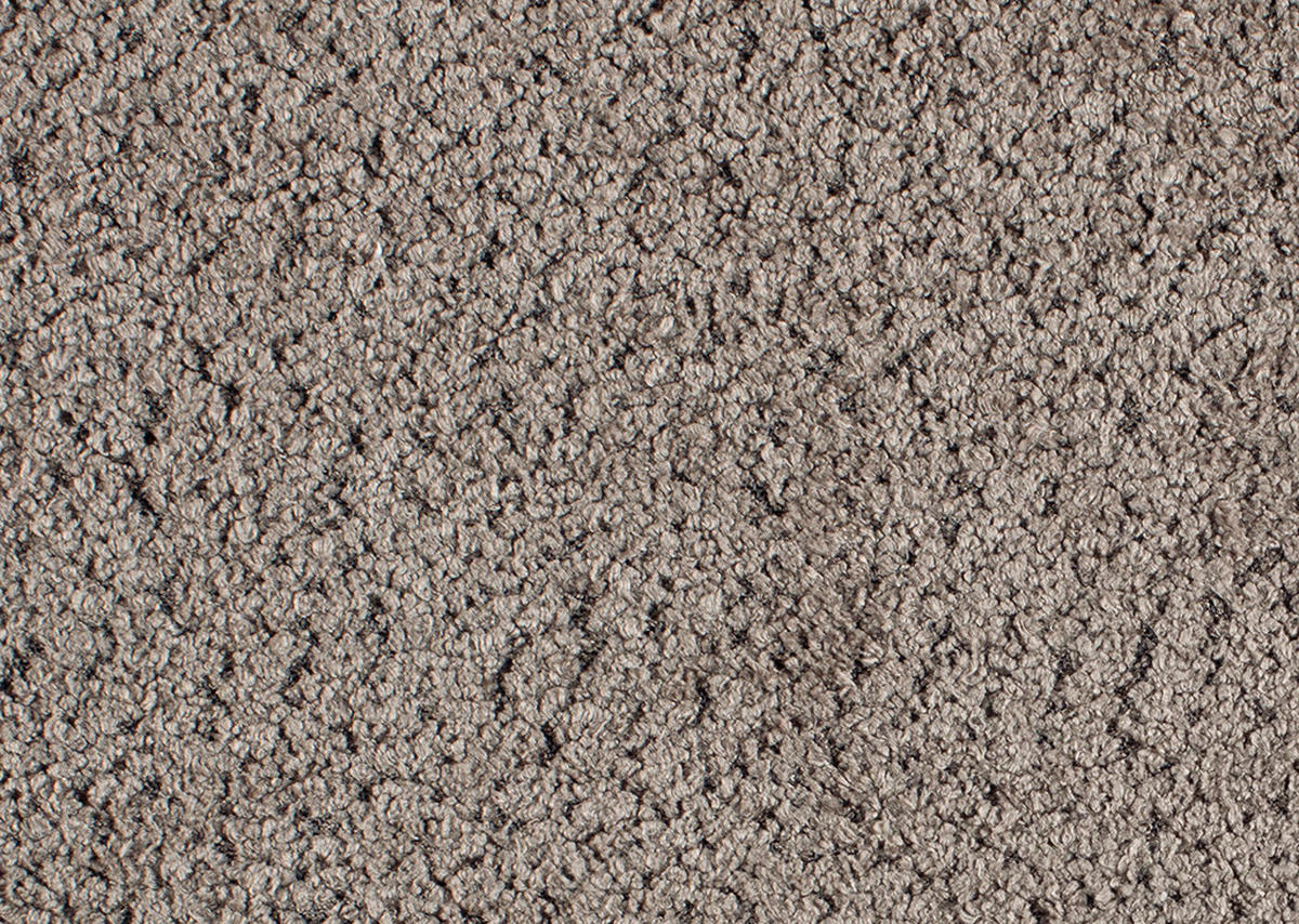 RELAXSESSEL Teddystoff Relaxfunktion, Fußteilverstellung    - Chromfarben/Hellbraun, Design, Textil/Metall (75/106/89cm) - Welnova