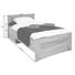 BETT Wildeiche massiv 120/200 cm - Eichefarben, KONVENTIONELL, Holz/Holzwerkstoff (120/200cm) - VENDA